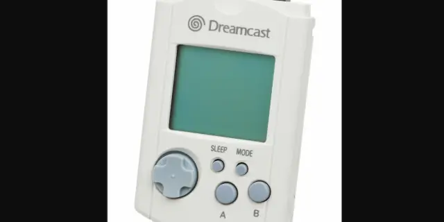 unidad de memoria visual para dreamcast