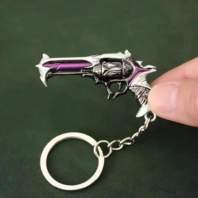Une image d'un porte-clés du revolver Reaver Sheriff de VALORANT
