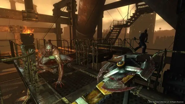 Fallout 3-Kämpfe in einer Fabrik