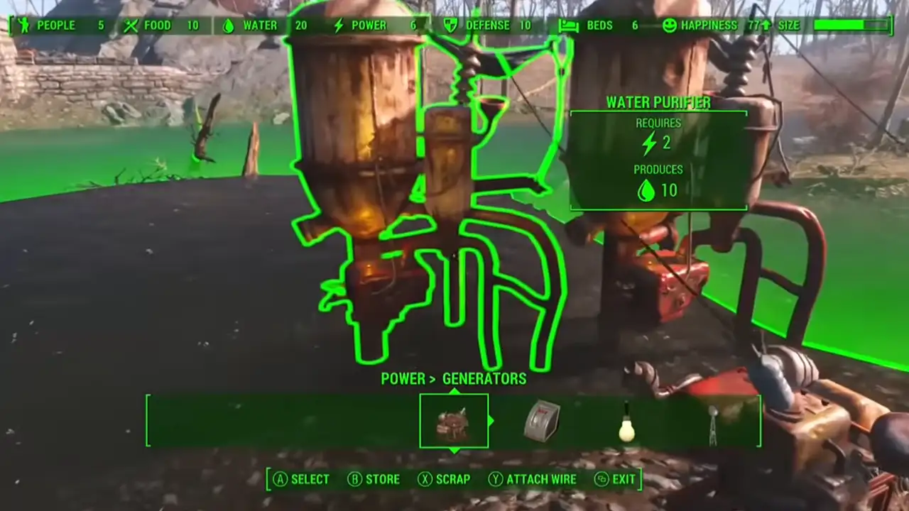 So erhalten Sie gereinigtes Wasser in Fallout 4