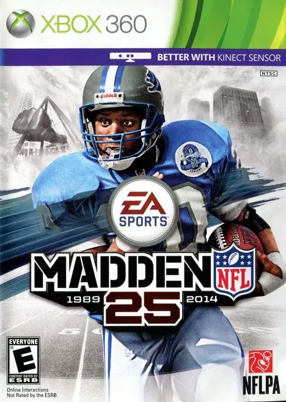 Copertina della scatola Madden NFL 360 per Xbox 25