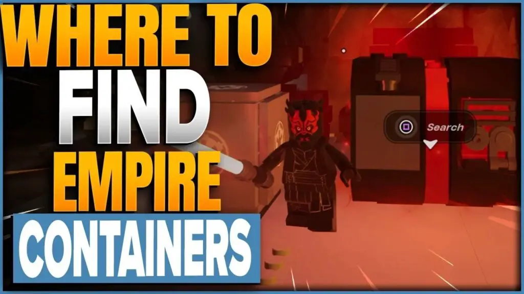 Dónde encontrar cofres de contenedores Empire en Star Wars LEGO Fortnite