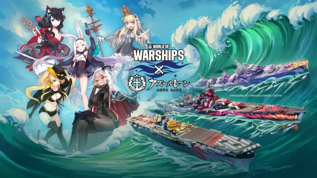 Azur Lane shipgirls in World of Warships