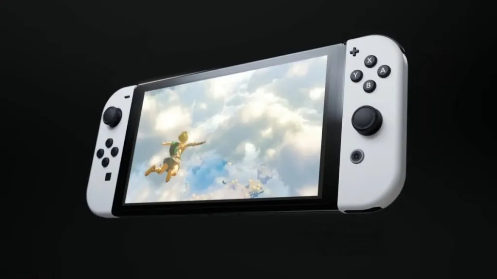 Zelda sur Switch OLED portable