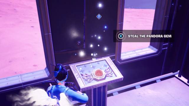 Pandora Gem dans le garage du patron de Brutal Beachhead à Fortnite