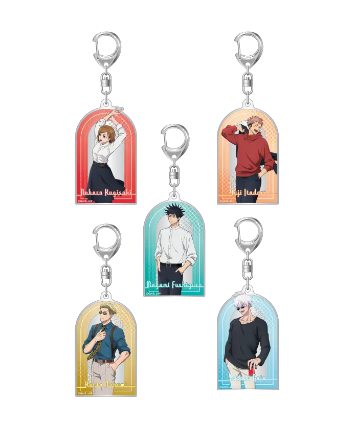 porte-clés acryliques jujutsu kaisen 2