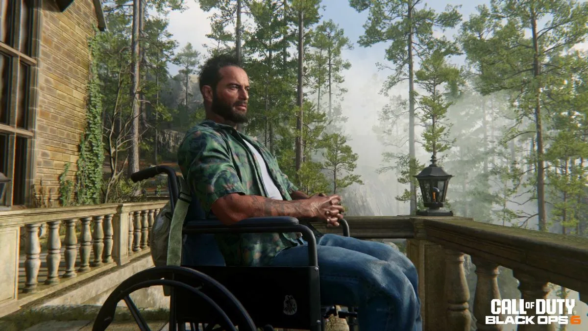Black Ops 6 Woods en fauteuil roulant