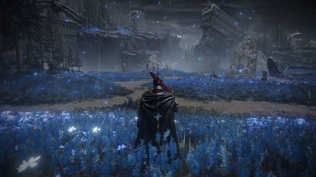 Elden Ring Cerulean Coast Ghost Flame Dragon Umístění