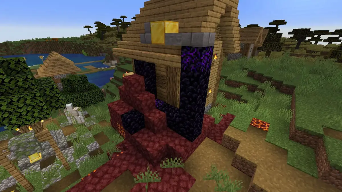Temple souterrain du désert dans Minecraft