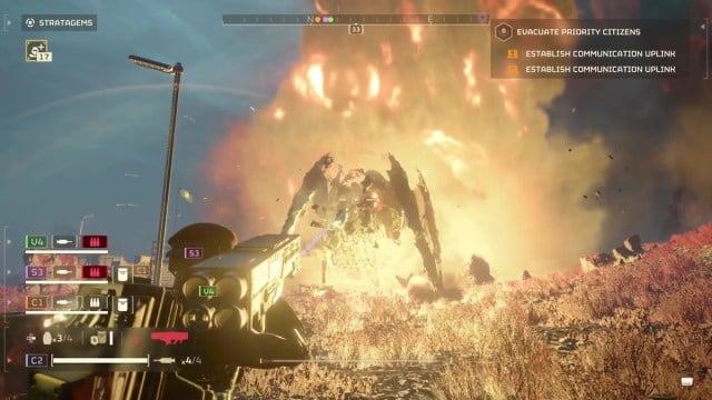 Plan Helldivers 2: luchar contra un titán biliar