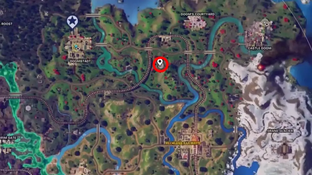 Emplacement des lunettes de soleil | Fortnite : Guide des quêtes trouvées du Stark Super Fan Club