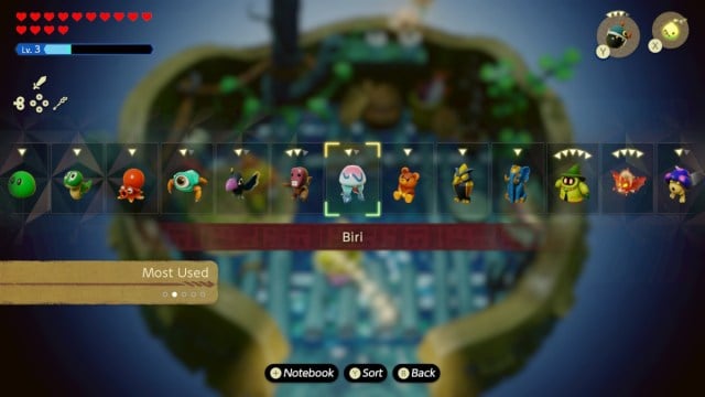 L'écho Biri dans Zelda : Échos de la sagesse