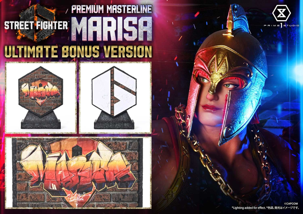 Statue Street Fighter 6 Marisa Premium Masterline - Arrière-plans bonus version ultime