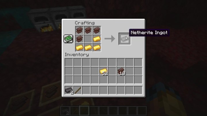 Fabriquer des lingots de Netherite dans Minecraft.