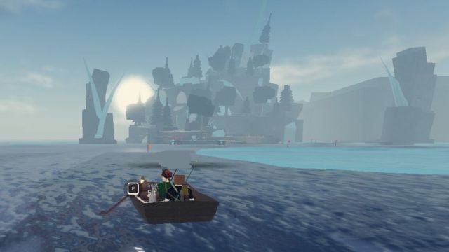 Přehled Snowy Island v Fisch Roblox
