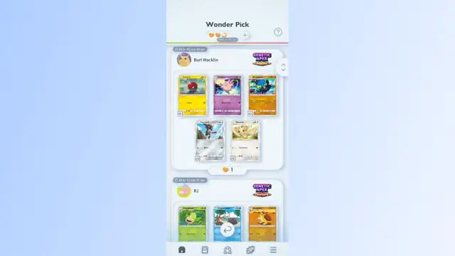 Pokémon TCG Pocket Wonder Pick