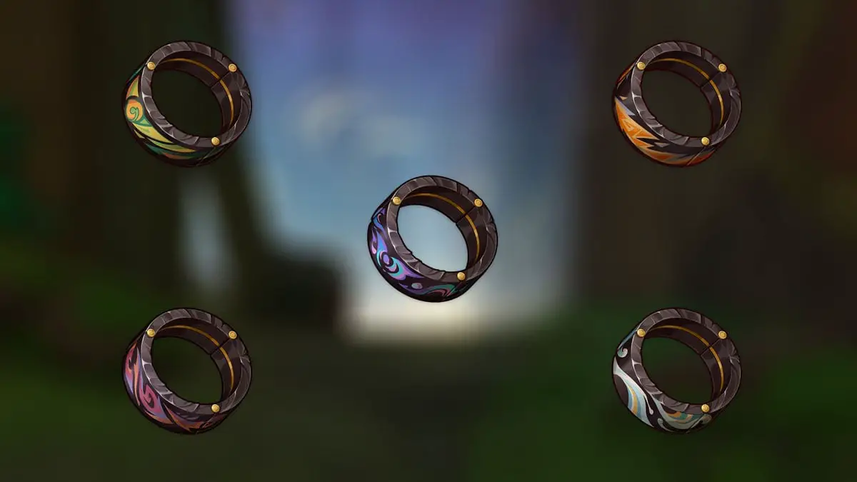 Jak získat všechny obsidiánové prsteny v Genshin Impact