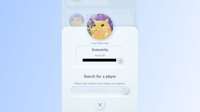 Pokemon TCG Pocket obrazovka Přidat přátele