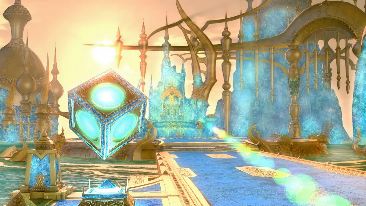 Dentro de la Torre de Cristal en Final Fantasy XIV