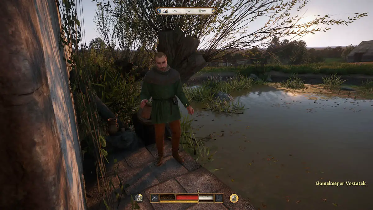 Vostatek près de l'eau