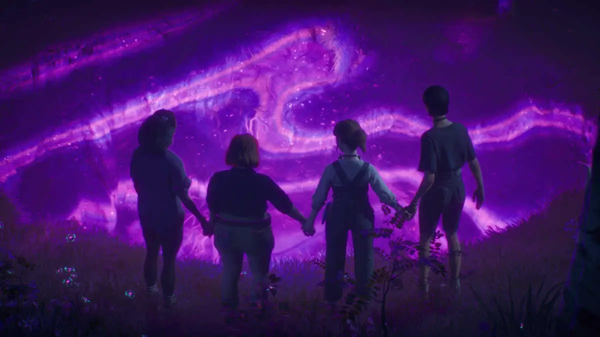 Swann, Nora, automne et Kat au bord de l'abîme dans Lost Records: Bloom & Rage
