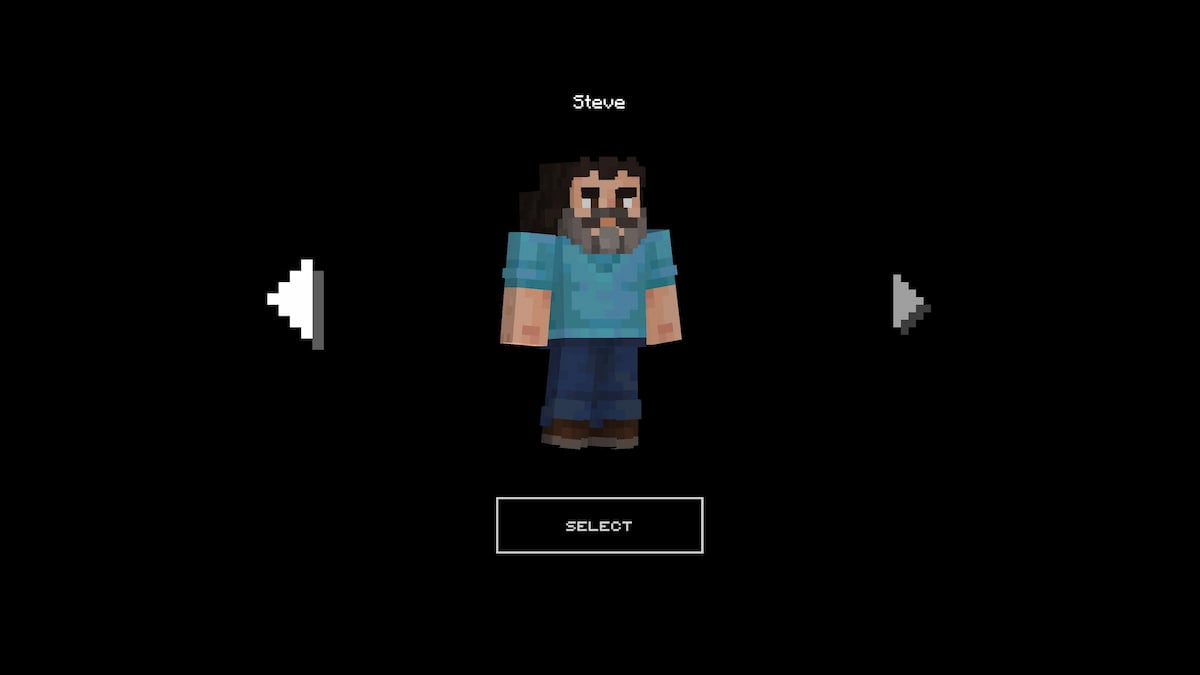 Steve Skin dans un film Minecraft DLC