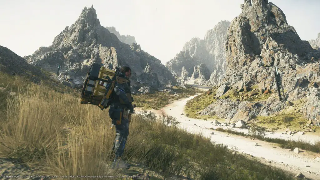 Death Stranding 2 na pláži