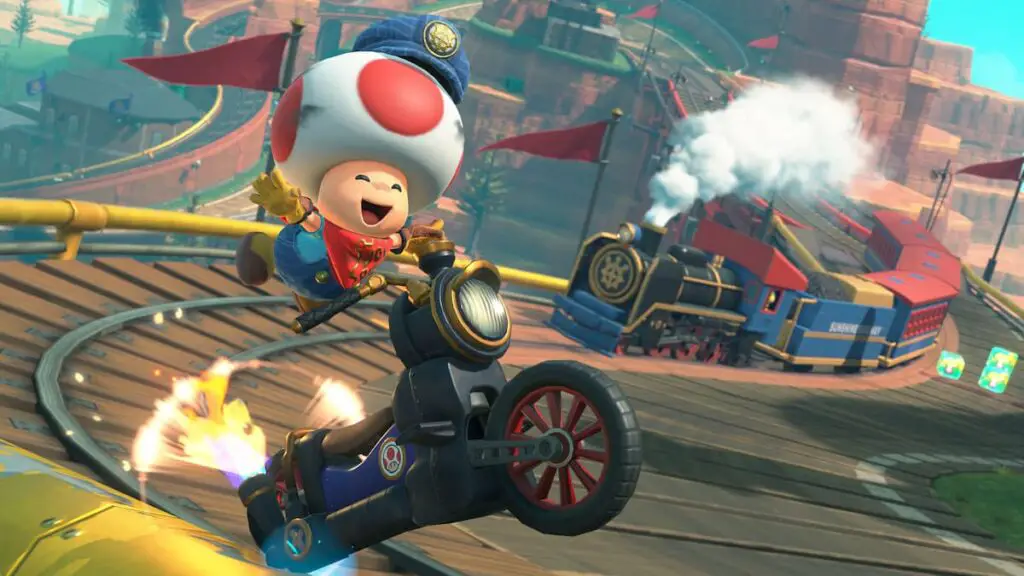 Cómo hacer wallride y montículos de rieles en Mario Kart World