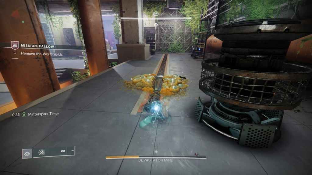 Destiny 2 Fallow Mission MatterSpark Hole Emplacement